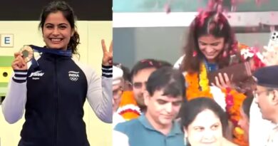 ओलंपिक डबल मेडलिस्ट Manu Bhaker का भव्य स्वागत